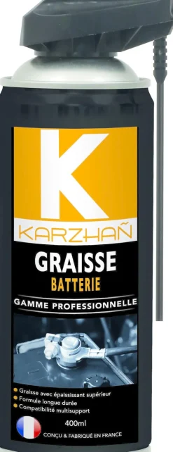 Graisse pour batterie aérosol 400ml KARZHAN