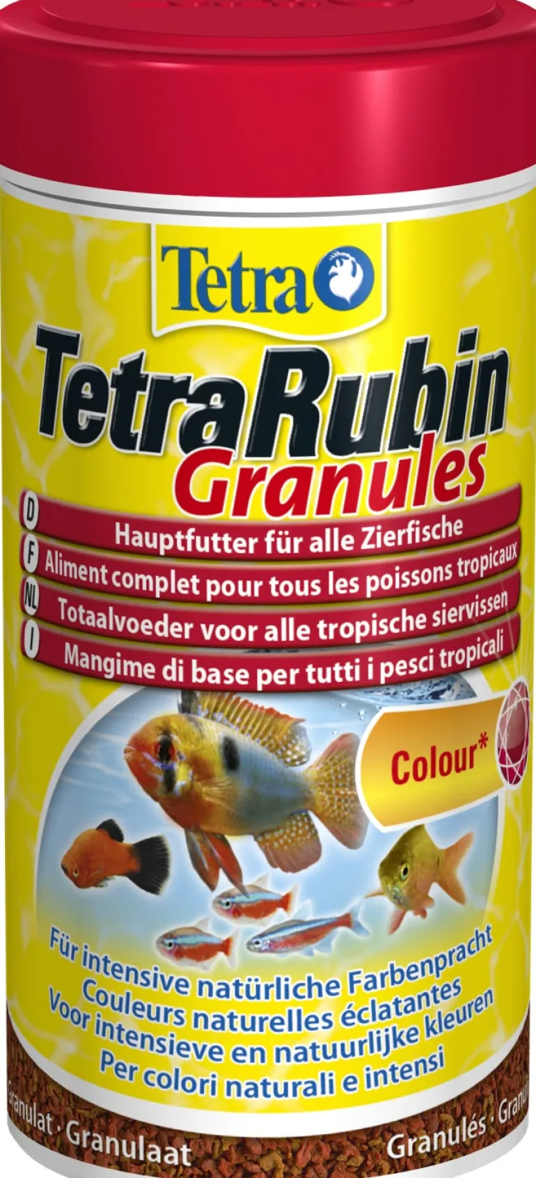 Granulés poissons d'ornement pleine eau Tetrarubin 250ml
