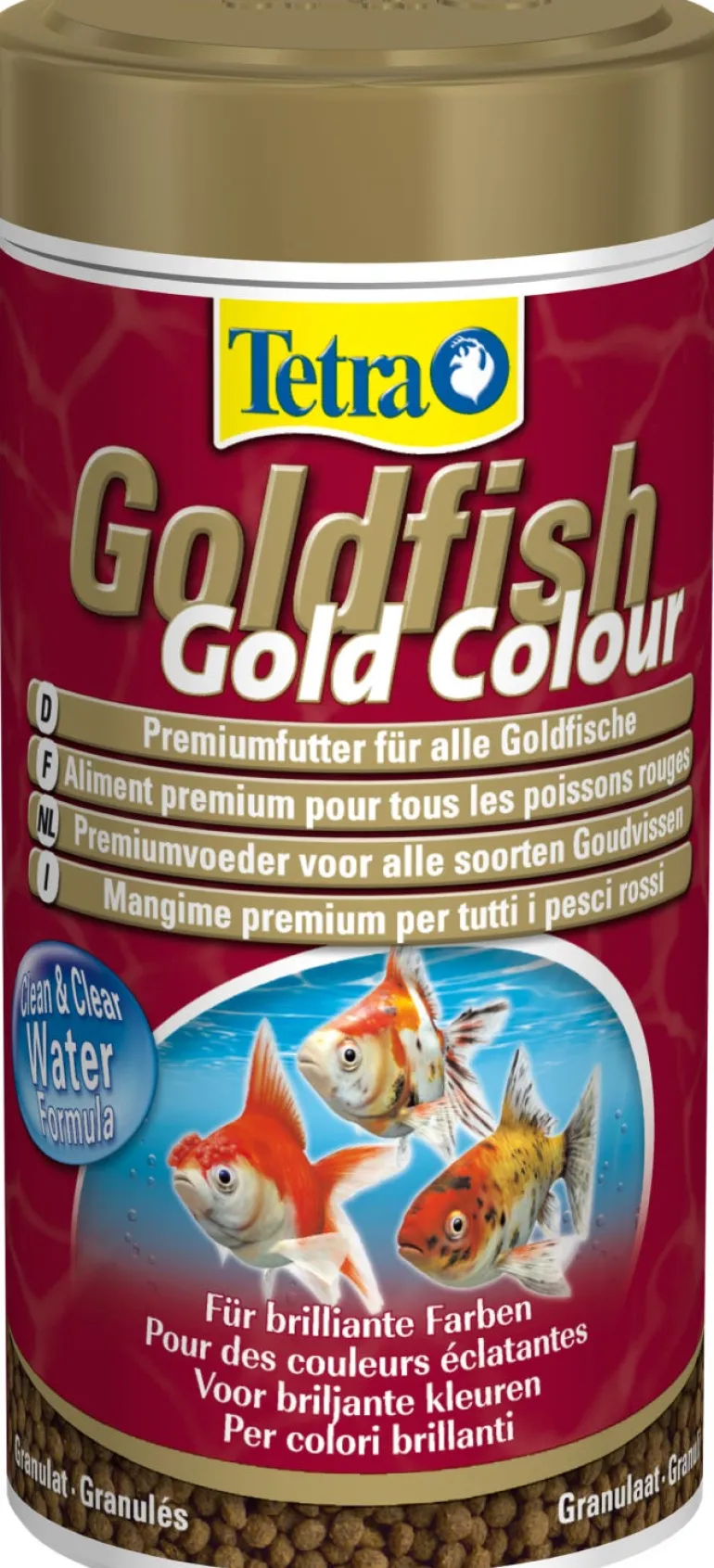 Granulés poissons rouges et d'eau froide Gold Color 250ml