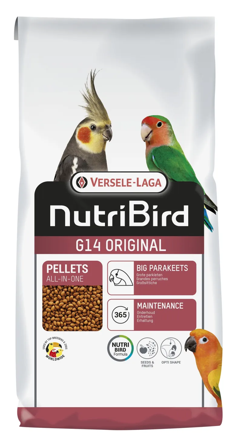 Granulés pour grandes perruches NutriBird G14 Original 10 kg