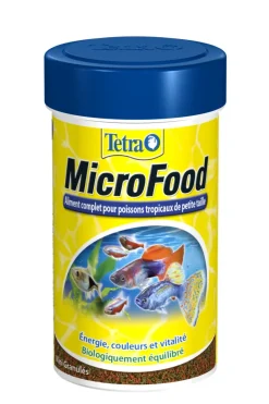 Granulés pour poissons d'ornement Microfood 100ml