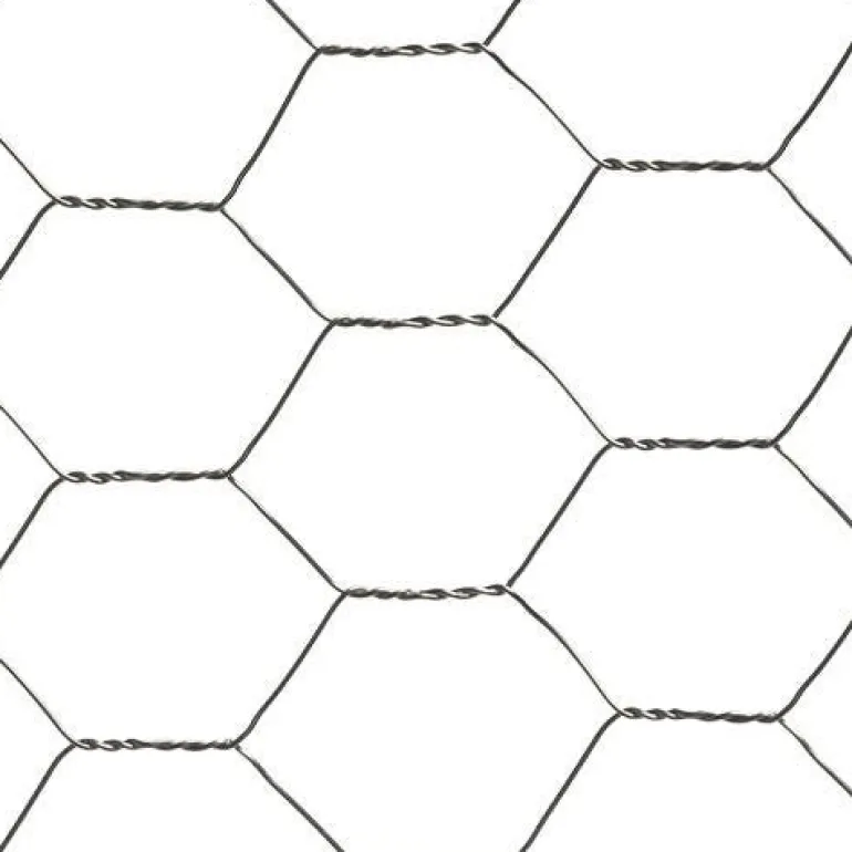 Grillage triple torsion galvanisé maille 20mm H.0,5m x L.25m