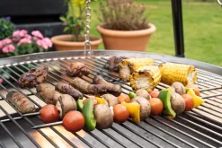 Grille de cuisson réglable pour Brasero argent Ø60 cm