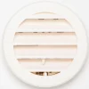 Grille ABS + anti-moustique blanc tube réglable Ø7,8 cm