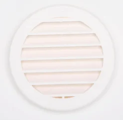 Grille ABS + anti-moustique blanc à tube Ø9,4 cm