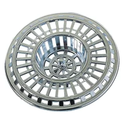 Grille anti-déchets chromée Ø70 mm WIRQUIN