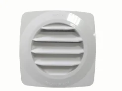 Grille à clipser ABS + anti-moutique blanc tube Ø10