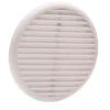 Grille à clipser ABS + moustiquaire beige tube Ø12,5-16