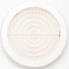 Grille à clipser ABS + moustiquaire beige tube Ø8-9