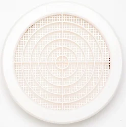 Grille à clipser ABS + moustiquaire beige tube Ø8-9