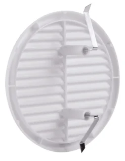 Grille à clipser ABS + moustiquaire blanc Ø8-12.5