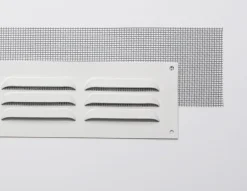 Grille en alu 0,8 mm anti-moustique blanc 5x15m
