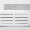 Grille en alu 0,8 mm anti-moustique blanc 10x20 cm