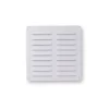 Grille Strong alu 1,5 mm anti-moustique blanc 20x20cm