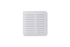 Grille Strong alu 1,5 mm anti-moustique blanc 20x20cm