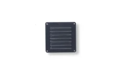 Grille Strong alu 1,5 mm anti-moustique anthracite 15x15 cm