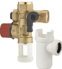 Groupe de sécurité droit + siphon Mâle Femelle 20x27