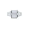 Guide sangle à galets acier blanc 52x29mm sangle de 14-15mm