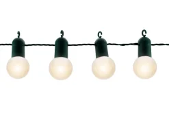 Guirlande de fête LED solaire blanc chaud