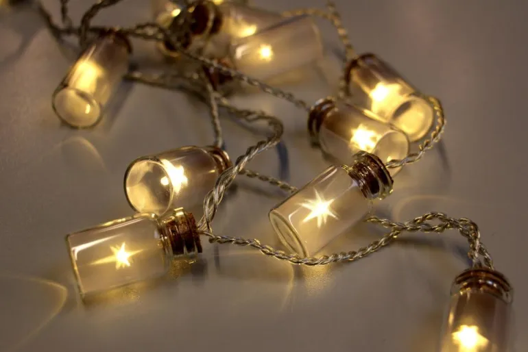 Guirlande little vintage homographique 16 LED blanc chaud 2m