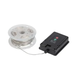 Guirlande solaire Smart 200 LED froid/chaud 35 lm