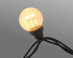 Guirlande tradition 10 LED blanc chaud 5m prolongeable