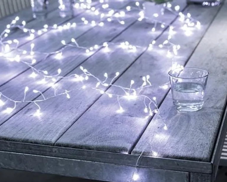 Guirlande voie lactée 120 LED blanc 3m