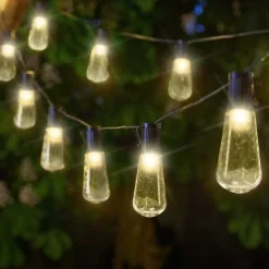 Guirlande solaire DécoBulb 40 ampoules LED plastique