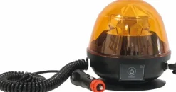 Gyrophare LED sur batterie 4A/h base magnétique