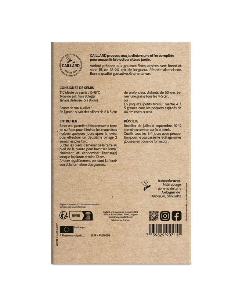 Haricot Nain Calima 200g CAILLARD