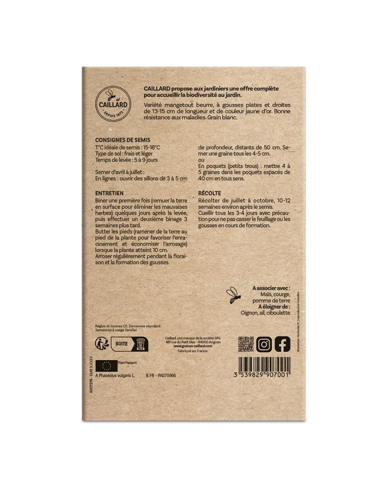 Haricot Nain Plador 200g CAILLARD