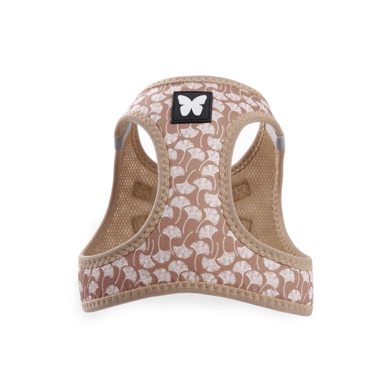Harnais mesh beige motif ginko MARTIN SELLIER