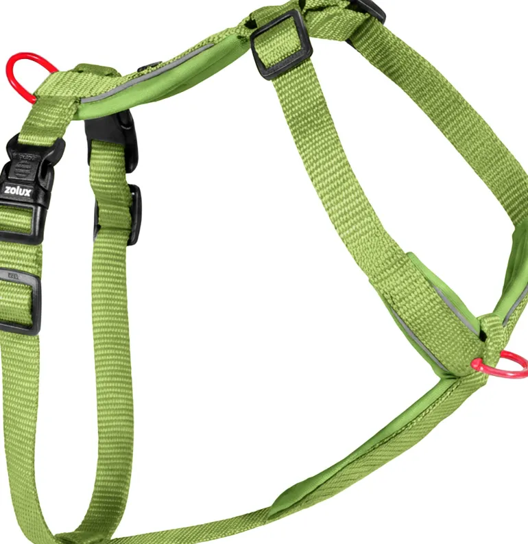 Harnais pour chien nylon premium 15mm 38/56 cm kaki ZOLUX