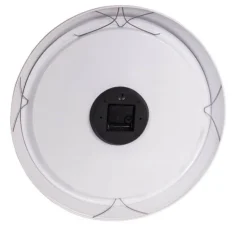 Horloge scottish ronde Ø47cm blanc