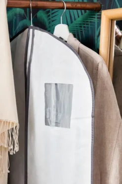 Housse pour vêtements à suspendre Life M blanche