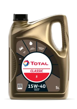 Huile classic 5 15W-40 5 L TOTAL