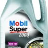 Huile moteur semi-synthétique Super 2000 X1 10W40 5L MOBIL