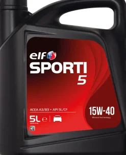 Huile sporti 5 15W-40 5 L ELF