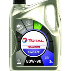 Huile Traxium dual 8 FE 80W-90 2 L TOTAL