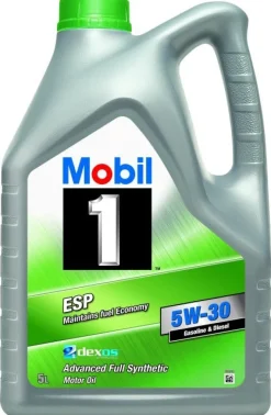 Huile moteur de synthèse MOBIL 1 ESP 5W30 - 5L MOBIL