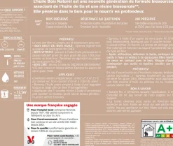 Huile parquet Bois Naturel Incolore 2,5L V33