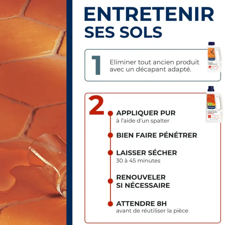 Imperméabilisant pour terre cuite poreuse 1L