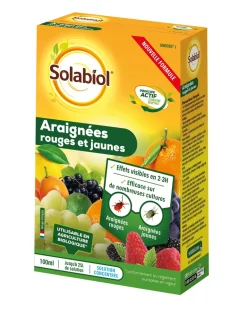 Insecticide araignées rouges et jaunes 100ml SOLABIOL