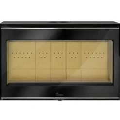 Insert porte vitrée Adour 800 inox noir RICHARD LE DROFF