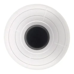 Interrupteur à pied pour luminaire 2A gris argent/noir