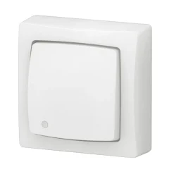 Interrupteur va-et-vient ASL blanc avec LED complet LEGRAND