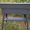 Jardinière avec double bac Calipso Maxi 40L gris