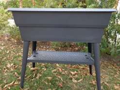 Jardinière avec double bac Calipso Maxi 40L gris