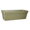 Jardinière Cocoripot Jade + plateau clippé lichen 49 cm