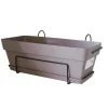 Jardinière Cocoripot Jade avec plateau et support taupe